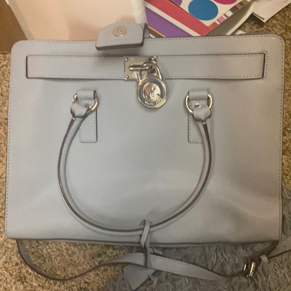 Michael kors satchel messenger bag
